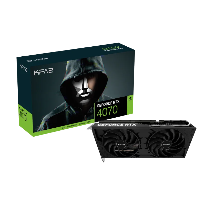 KFA2 GeForce RTX 4070 2X 1-Click OC 12GB KFA2 GeForce RTX 4070 2X 1-Click OC 12GB